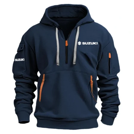 Suzuki Exclusive Logo Hoodie Half Zipper HCAH11501SUZ