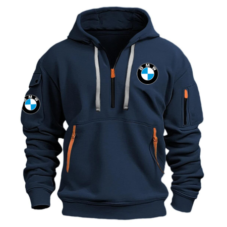 BMW Exclusive Logo Hoodie Half Zipper OSMTBHHZ1211BMWZ