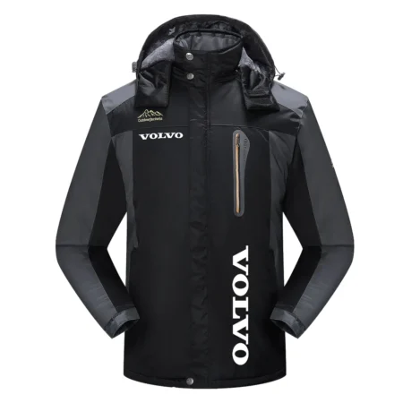 Volvo Exclusive Logo Detachable Hood Fleece Jacket OUFADFJ0611VOZ