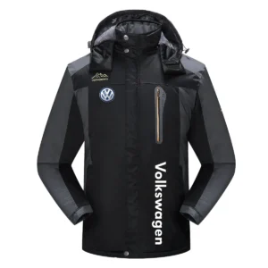 Volkswagen Exclusive Logo Multi Pocket Bomber Jacket Waterproof Windproof OUFAMPBJ0819VWZ