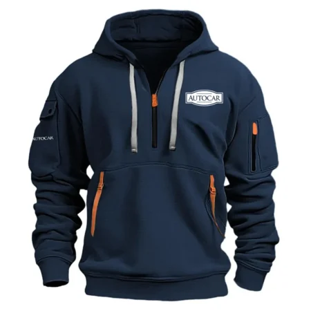 Autocar Exclusive Logo Hoodie Half Zipper OUFAHHZ0819AOZ