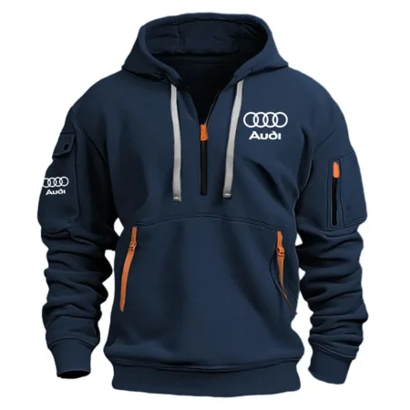 Audi Exclusive Logo Hoodie Half Zipper OUFAHHZ0819AUZ