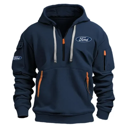 Ford Exclusive Logo Hoodie Half Zipper OUFAHHZ0819F1Z