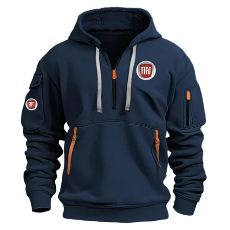 Fiat Exclusive Logo Hoodie Half Zipper OUFAHHZ0819FTZ