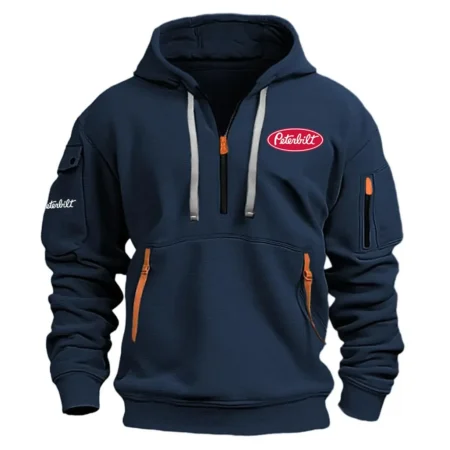 Peterbilt Exclusive Logo Hoodie Half Zipper OUFAHHZ0819PTZ