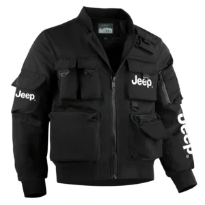 Jeep Exclusive Logo Detachable Hood Fleece Jacket OUFADFJ0611JEZ