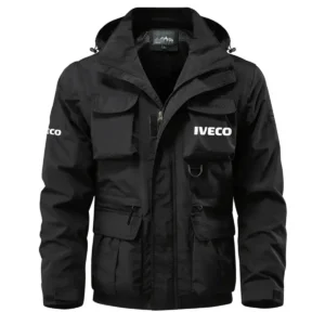 Iveco Exclusive Logo Waterproof Outdoor Jacket Detachable Hood OUFAWOJ0819IVZ