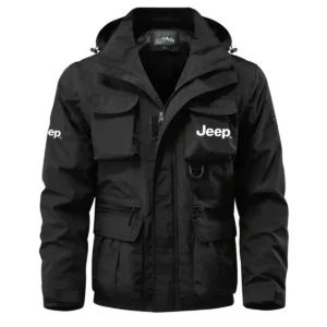 Jeep Exclusive Logo Softshell Rain Jacket, Waterproof, Breathable, Windbreaker Jacket OUFASGRJ0819JEZ