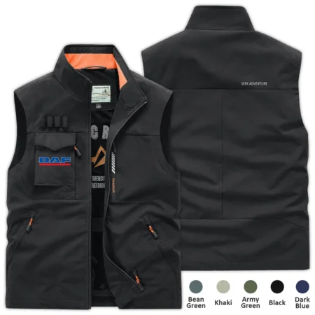 DAF Trucks Exclusive Logo Outdoor Sleeveless Vest OUFAOSV0819DAZ