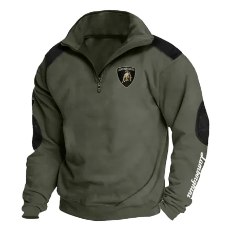 Lamborghini Exclusive Logo Tactical Quarter-Zip Sweatshirt OUFASCS0819LBGZ