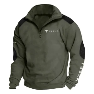 Saab Exclusive Logo Tactical Quarter-Zip Sweatshirt OUFASCS0819SBZ