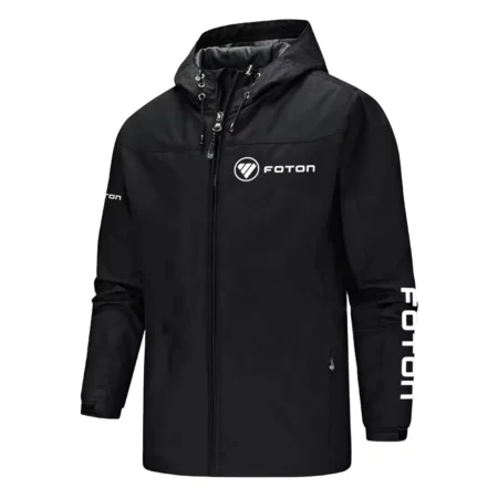 Foton Exclusive Logo Softshell Rain Jacket, Waterproof, Breathable, Windbreaker Jacket OUFASGRJ0819FOZ