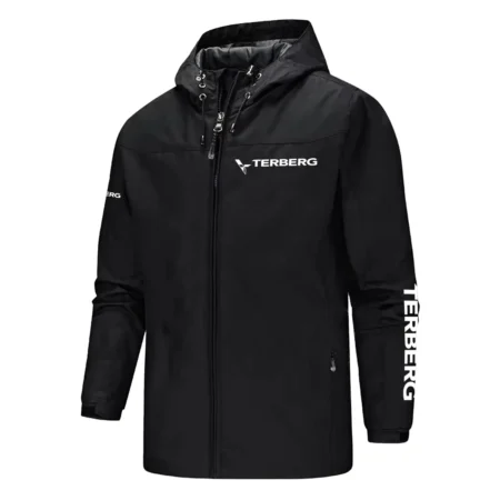 Terberg Exclusive Logo Softshell Rain Jacket, Waterproof, Breathable, Windbreaker Jacket OUFASGRJ0819TBZ