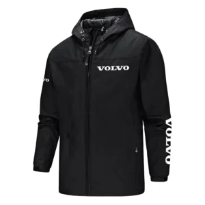 Volvo Exclusive Logo Waterproof Multi Pocket Jacket Detachable Hood and Sleeves OUFAMPJ0819VOZ