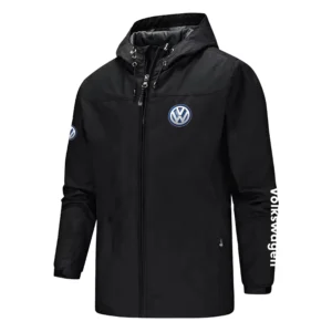 Volkswagen Exclusive Logo Waterproof Multi Pocket Jacket Detachable Hood and Sleeves OUFAMPJ0819VWZ