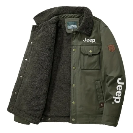 Jeep Exclusive Logo Velvet Coat OUFAVC0611JEZ