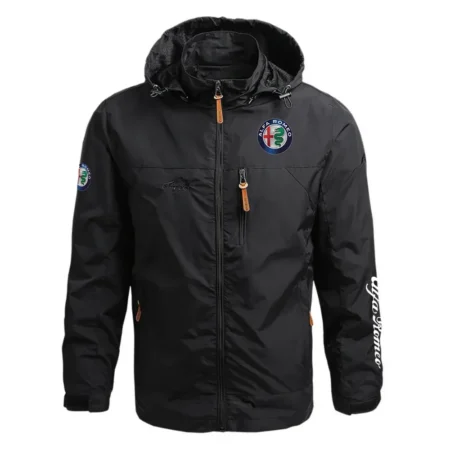 Alfa Romeo Exclusive Logo Waterproof Outdoor Jacket Detachable Hood OUFAWOJ0819AFZ