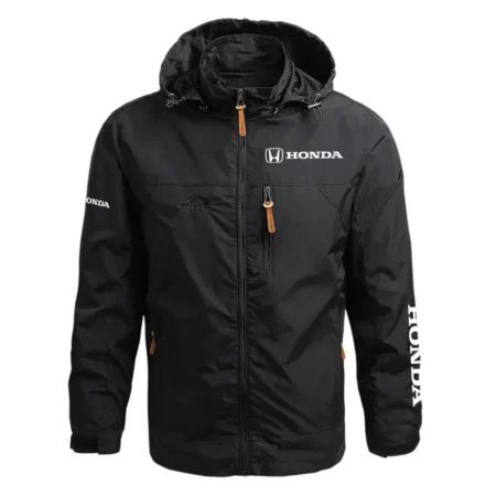 Honda Exclusive Logo Waterproof Outdoor Jacket Detachable Hood OUFAWOJ0819H1Z