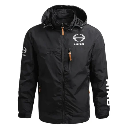 Hino Trucks Exclusive Logo Waterproof Outdoor Jacket Detachable Hood OUFAWOJ0819HNZ