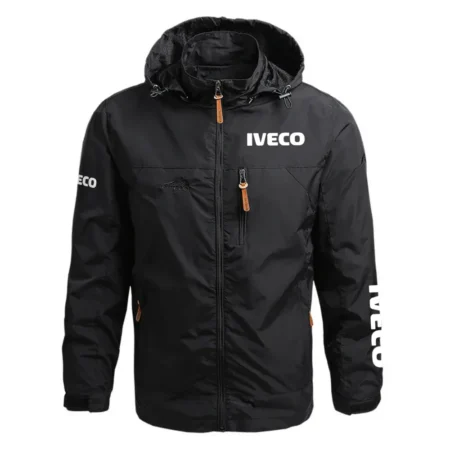 Iveco Exclusive Logo Waterproof Outdoor Jacket Detachable Hood OUFAWOJ0819IVZ