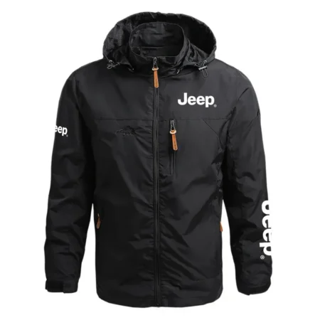 Jeep Exclusive Logo Waterproof Outdoor Jacket Detachable Hood OUFAWOJ0819JEZ