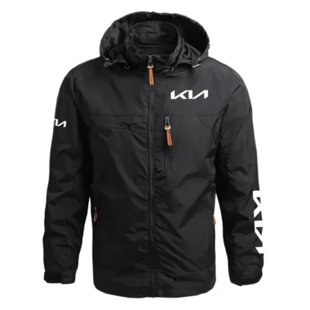 Kia Exclusive Logo Waterproof Outdoor Jacket Detachable Hood OUFAWOJ0819KIAZ