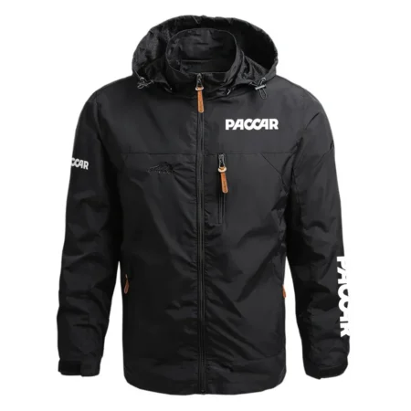 PACCAR Exclusive Logo Waterproof Outdoor Jacket Detachable Hood OUFAWOJ0819PCZ