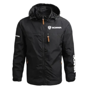 Autocar Exclusive Logo Waterproof Outdoor Jacket Detachable Hood OUFAWOJ0819AOZ