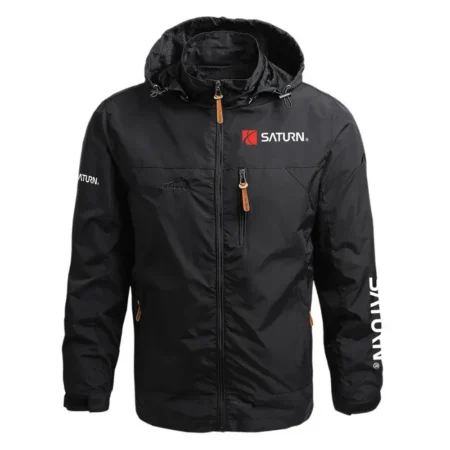 Saturn Exclusive Logo Waterproof Outdoor Jacket Detachable Hood OUFAWOJ0819SRZ