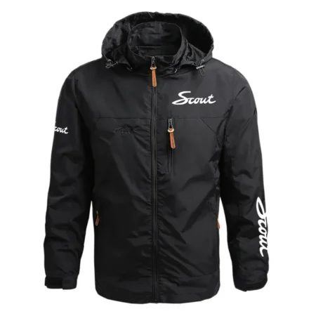 Scout Exclusive Logo Waterproof Outdoor Jacket Detachable Hood OUFAWOJ0819STZ