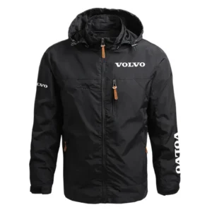 Volvo Exclusive Logo Waterproof Multi Pocket Jacket Detachable Hood and Sleeves OUFAMPJ0819VOZ