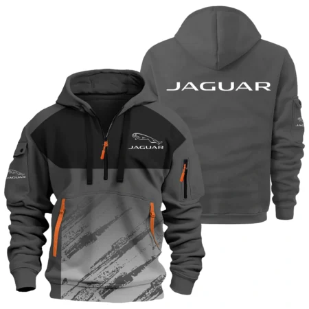 Jaguar Exclusive Logo Hoodie Half Zipper OUFAHHZ3D081904JUZ