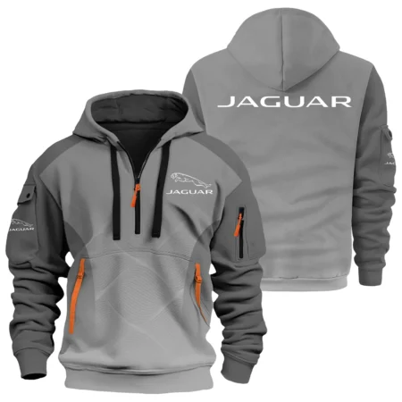Jaguar Exclusive Logo Hoodie Half Zipper OUFAHHZ3D081905JUZ