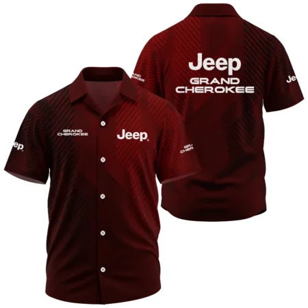 Jeep Grand Cherokee Trailhawk Exclusive Logo Short Sleeve Camp Collar Shirt CARHW110606JGCZ