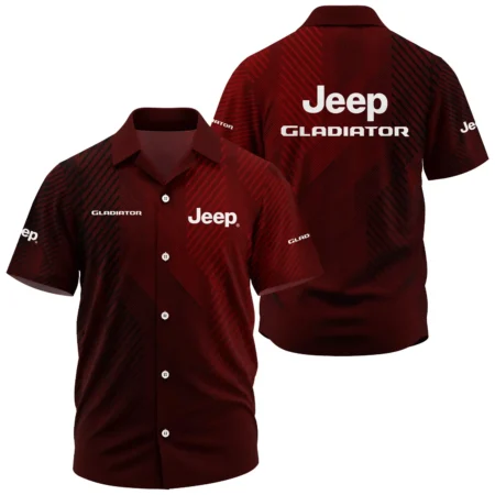 Jeep Gladiator Exclusive Logo Short Sleeve Camp Collar Shirt CARHW110606JGLZ