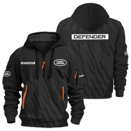 Land Rover Defender Exclusive Logo Hoodie Half Zipper HTHHZ02LRLRD