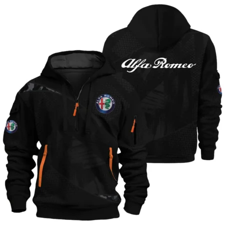 Alfa Romeo Exclusive Logo Hoodie Half Zipper OUFAHHZ3D081912AFZ