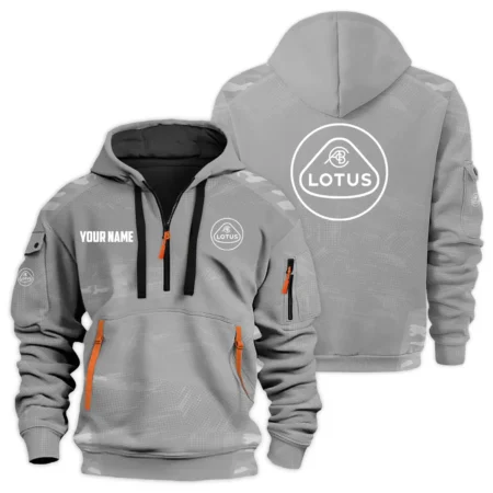 Lotus Exclusive Logo Hoodie Half Zipper HTHHZ04LTZ