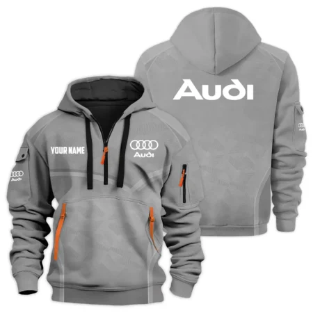 Audi Exclusive Logo Hoodie Half Zipper HTHHZ05AUZ