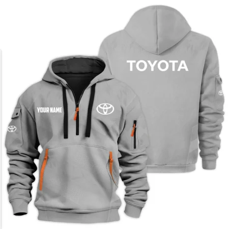 Toyota Exclusive Logo Hoodie Half Zipper HTHHZ06TYZ