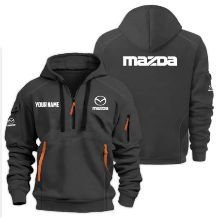 Mazda Exclusive Logo Hoodie Half Zipper HTHHZ07MZDZ