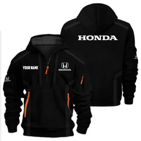 Honda Exclusive Logo Hoodie Half Zipper HTHHZ08H1Z
