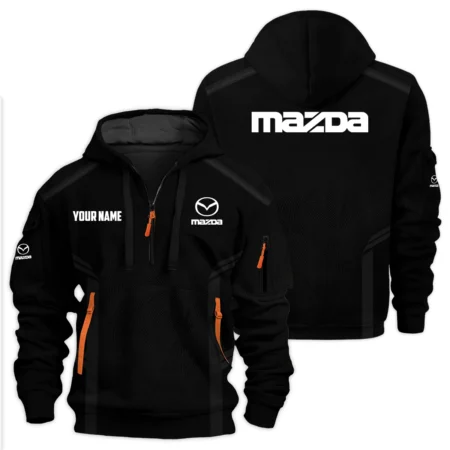 Mazda Exclusive Logo Hoodie Half Zipper HTHHZ08MZDZ