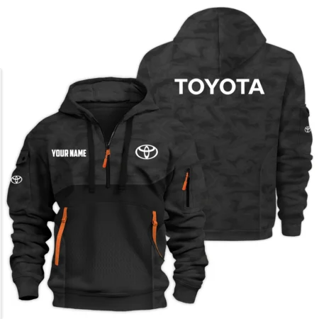 Toyota Exclusive Logo Hoodie Half Zipper HTHHZ09TYZ