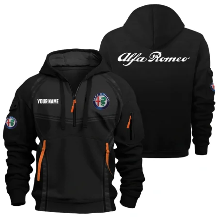 Alfa Romeo Exclusive Logo Hoodie Half Zipper OUFAHHZ081914AFZ