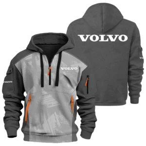 Volvo Exclusive Logo Hoodie Half Zipper OUFAHHZ3D081910VOZ