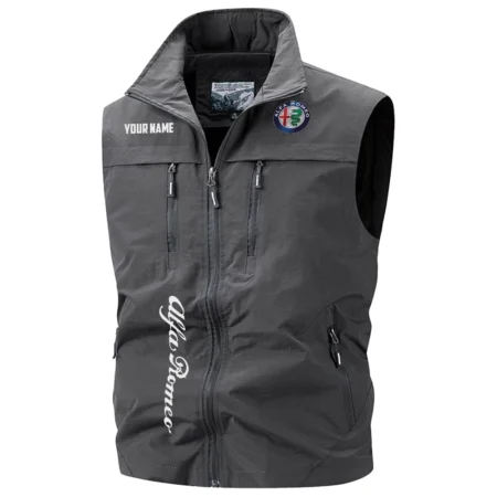 Alfa Romeo Exclusive Logo Multi-Pocket Sleeveless Vest OUFAV2100819AFZ