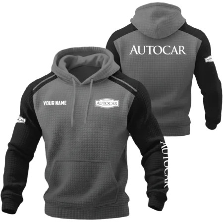 Autocar Exclusive Logo Waffle Quilted Hoodie OUFAH358081901AOZ