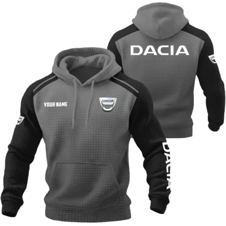 Dacia Exclusive Logo Waffle Quilted Hoodie OUFAH358081901DACZ