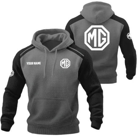 MG Cars Exclusive Logo Waffle Quilted Hoodie OUFAH358081901MGZ